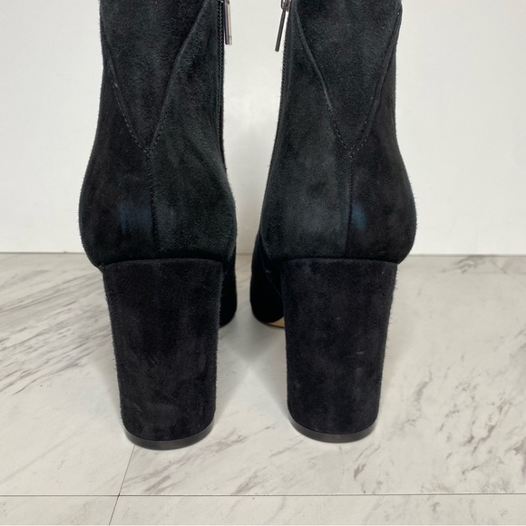 Marc Fisher Urmi Black Suede Pointy Toe Bootie 11M - Picture 4 of 14